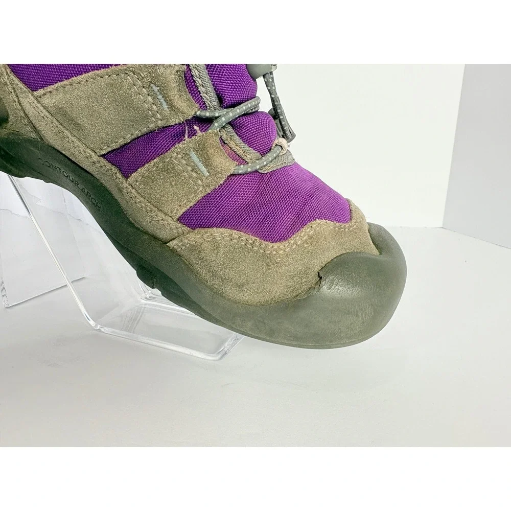 Keen Knotch Chukka Winter Boots Purple & Grey Suede Unisex Kids Size 4 Gorpcore